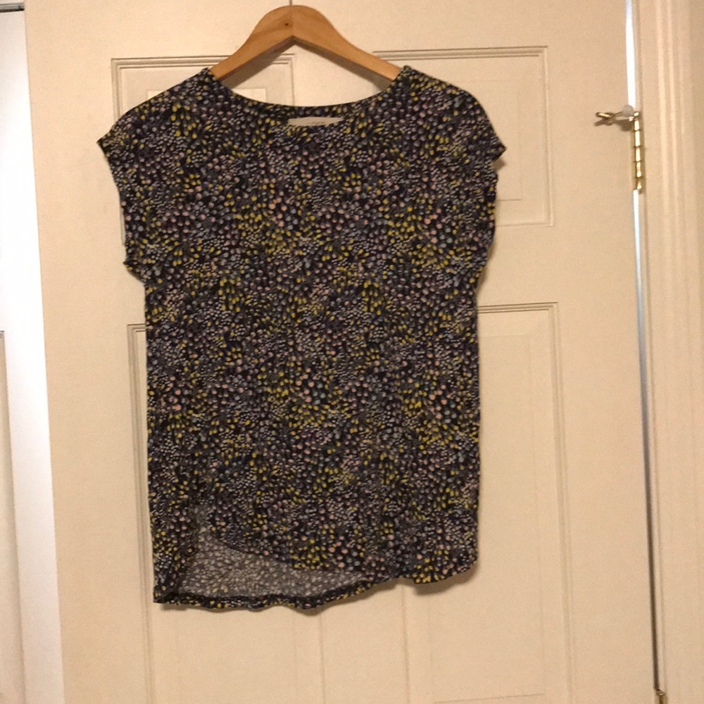 Flower sleeveless blouse
